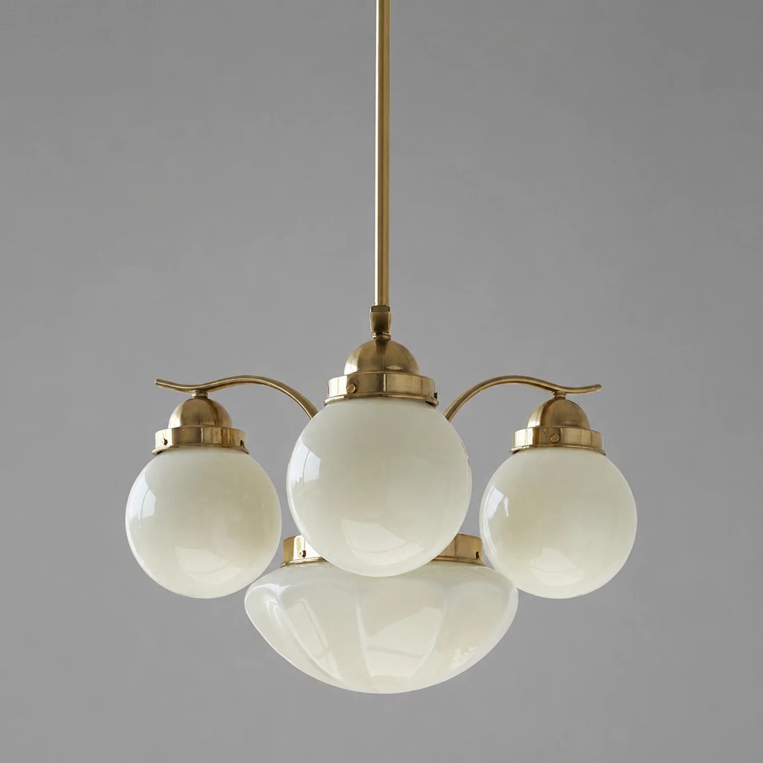 Vintage Ryttenberg Glass Chandelier - Lumpaz