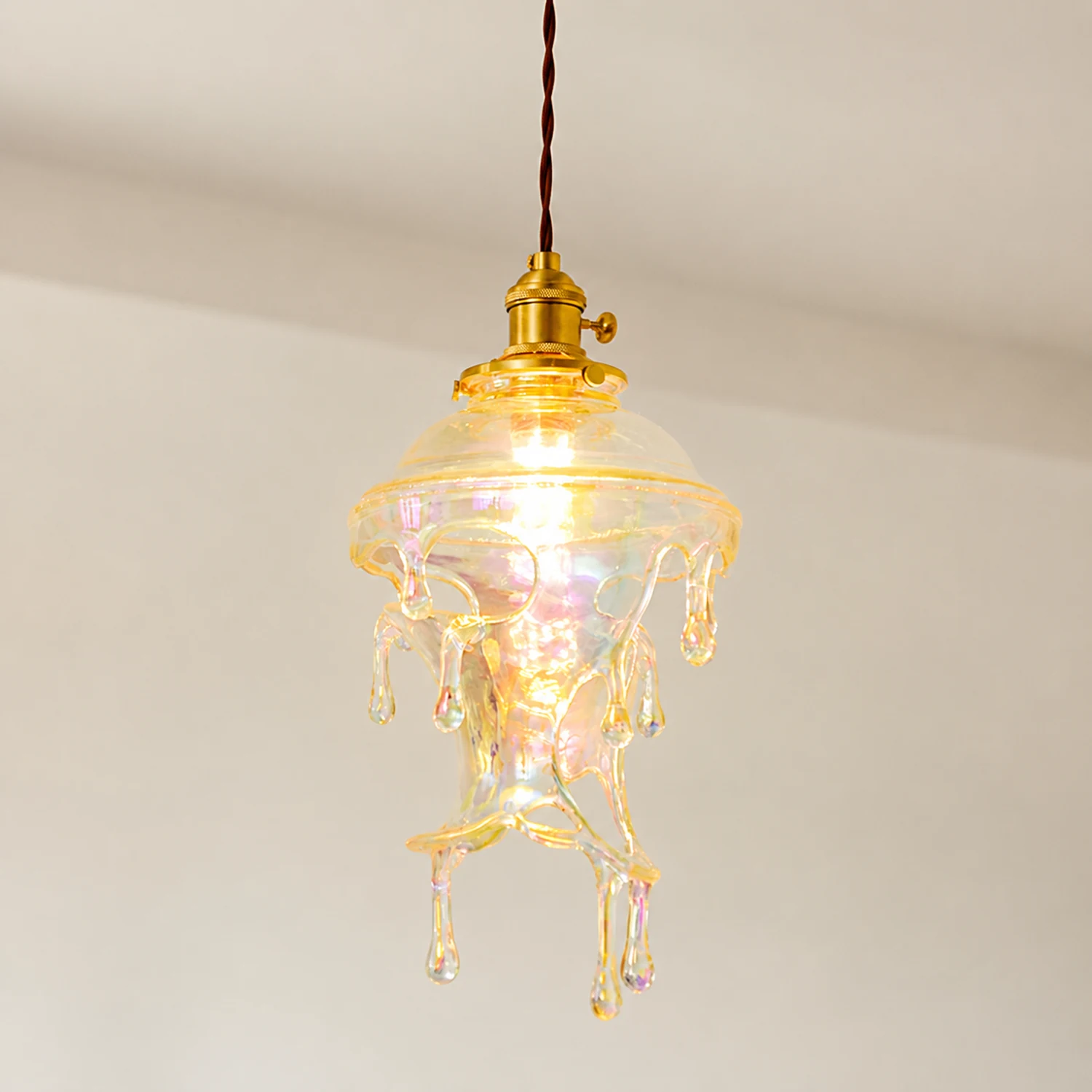 Designer Water Drop Melting Decor Pendant Light - Lumpaz