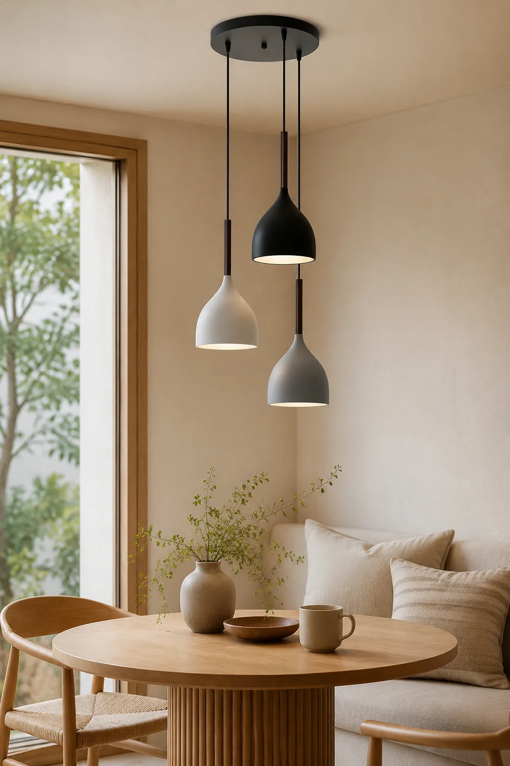 Modern Metal Triple Pendant Lights - Lumpaz