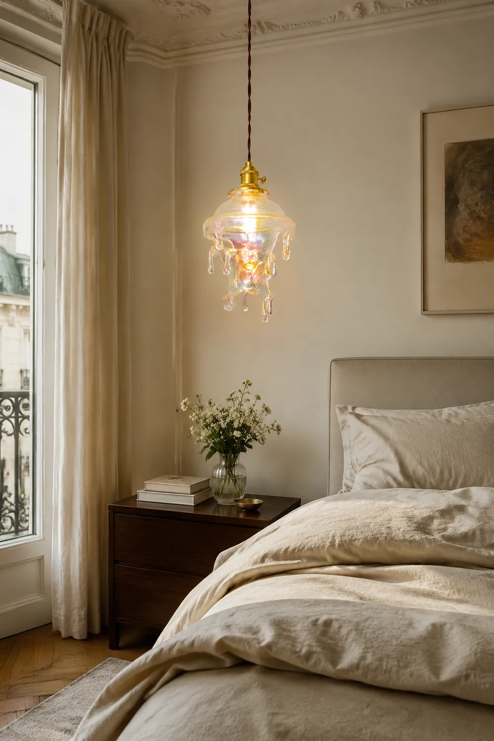 Designer Water Drop Melting Decor Pendant Light - Lumpaz
