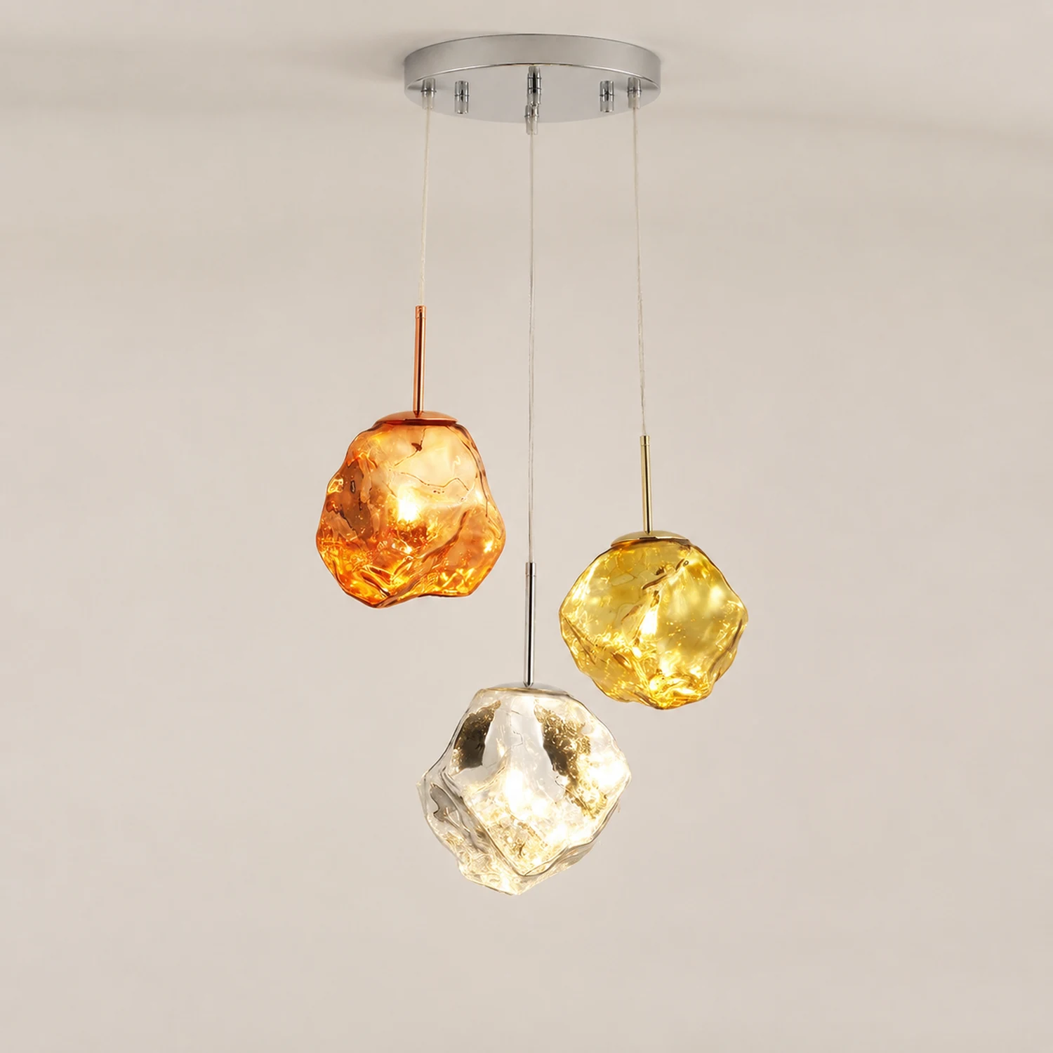 Creative Lava Glass Pendant Lamp - Lumpaz