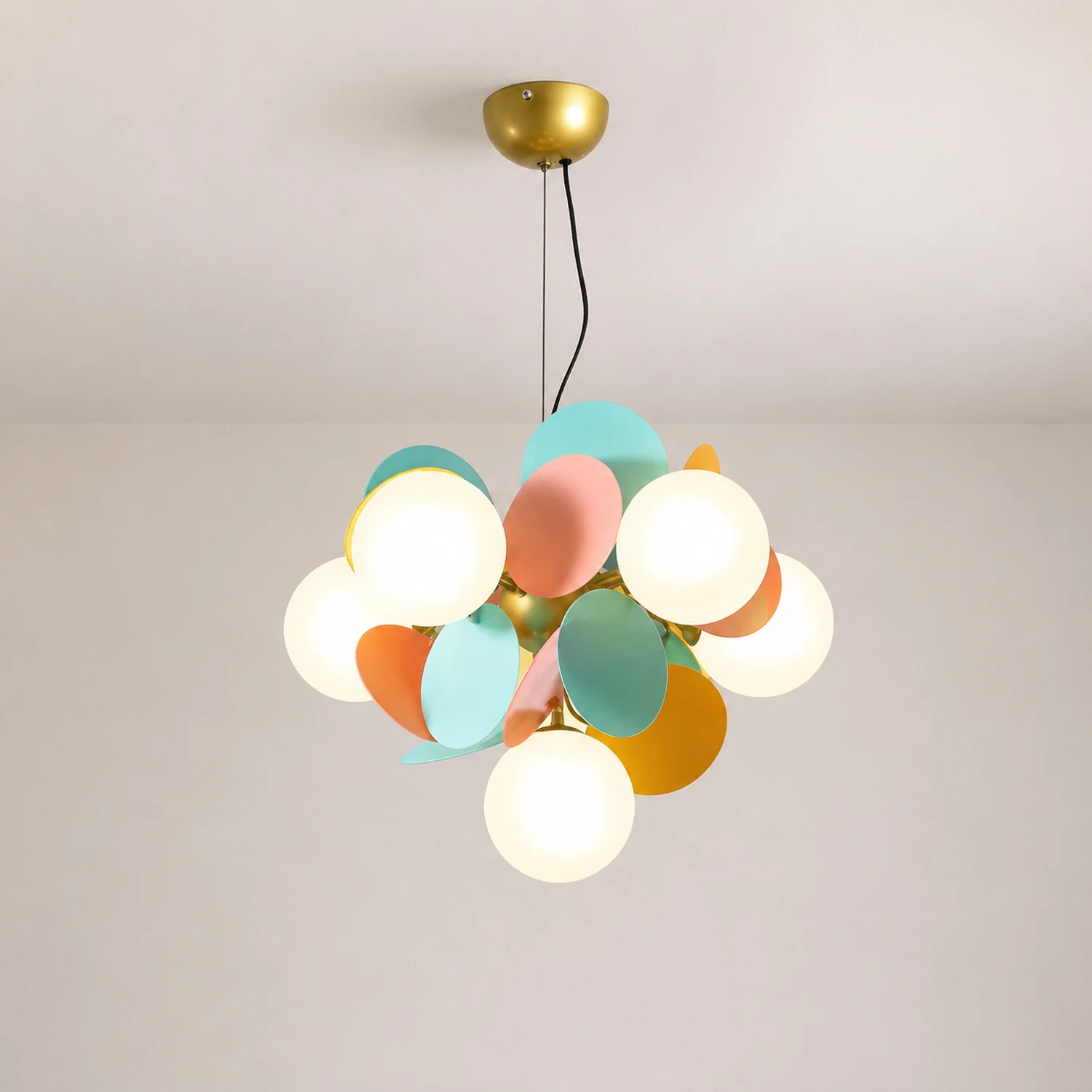 Modern Multicolored Flower-Branch Shaped Ceiling Chandelier Light - Lumpaz