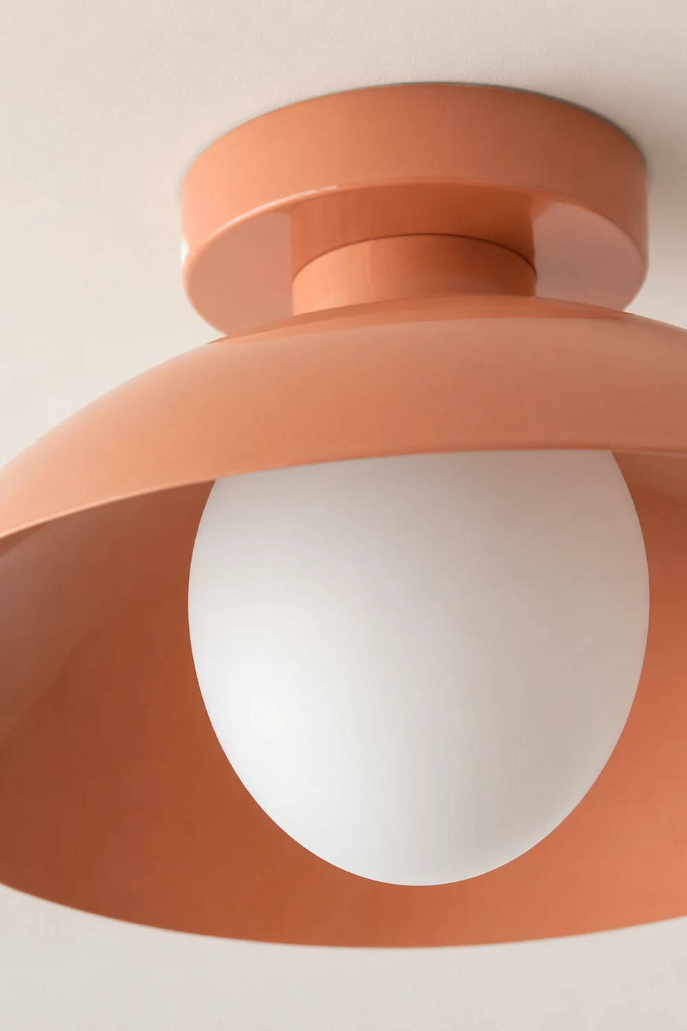 Simple Round Metal Flush Mount Ceiling Light For Kitchen - Lumpaz