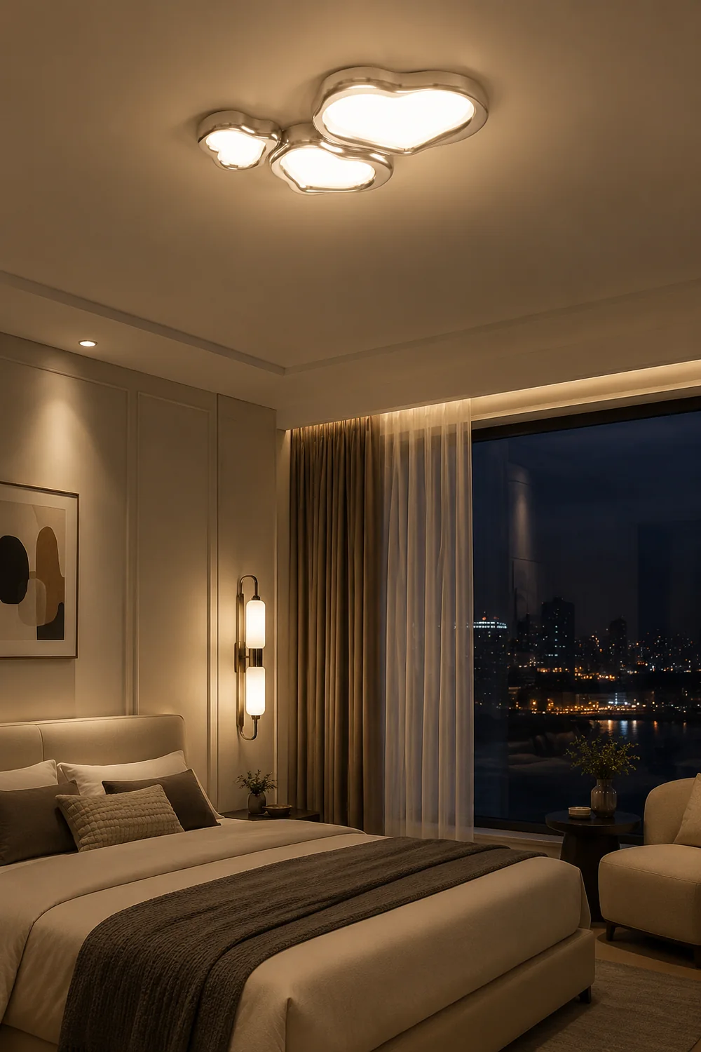 Modern Acrylic Led Ceiling Lamp - Lumpaz