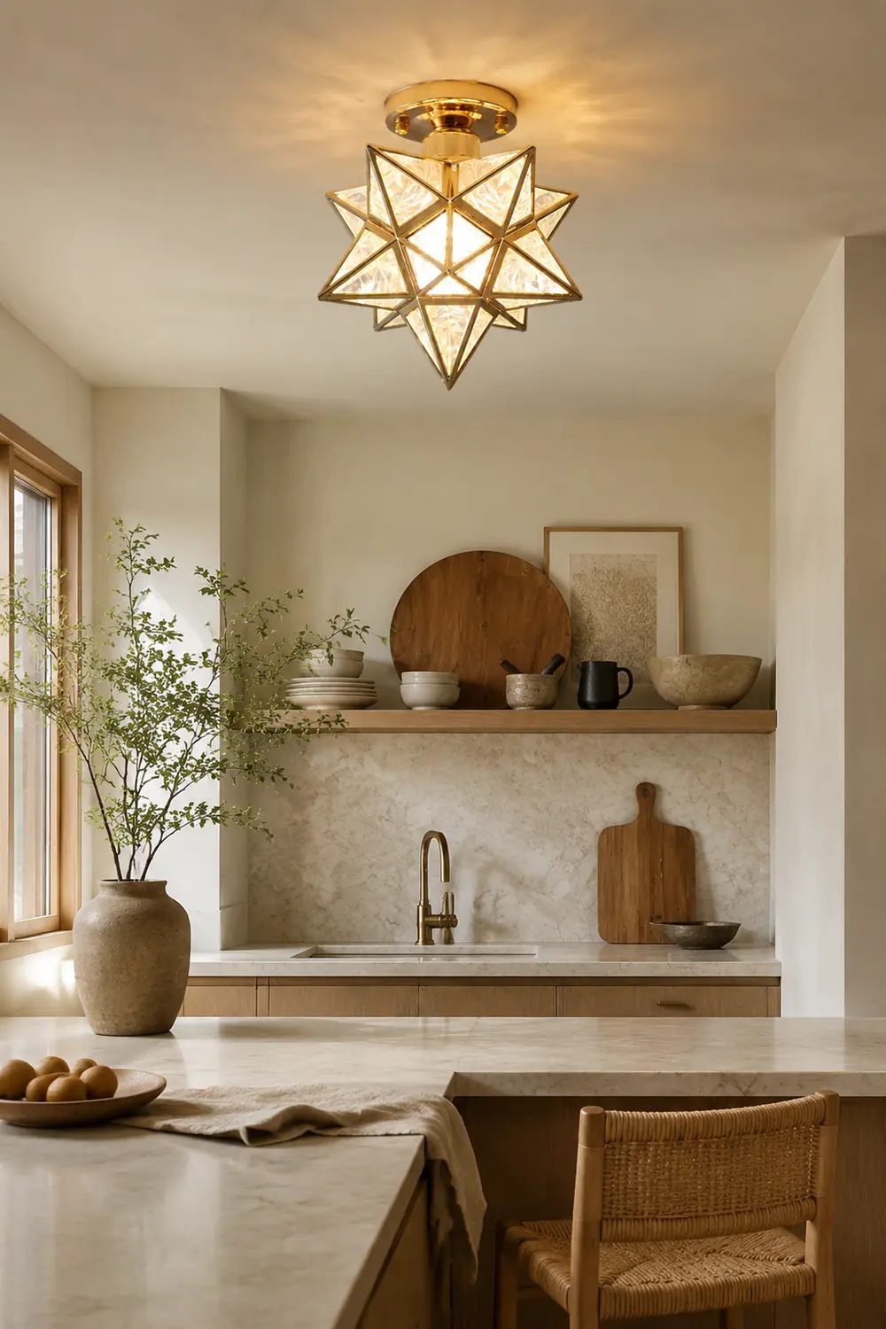 Creative Metal Star Ceiling Light - Lumpaz