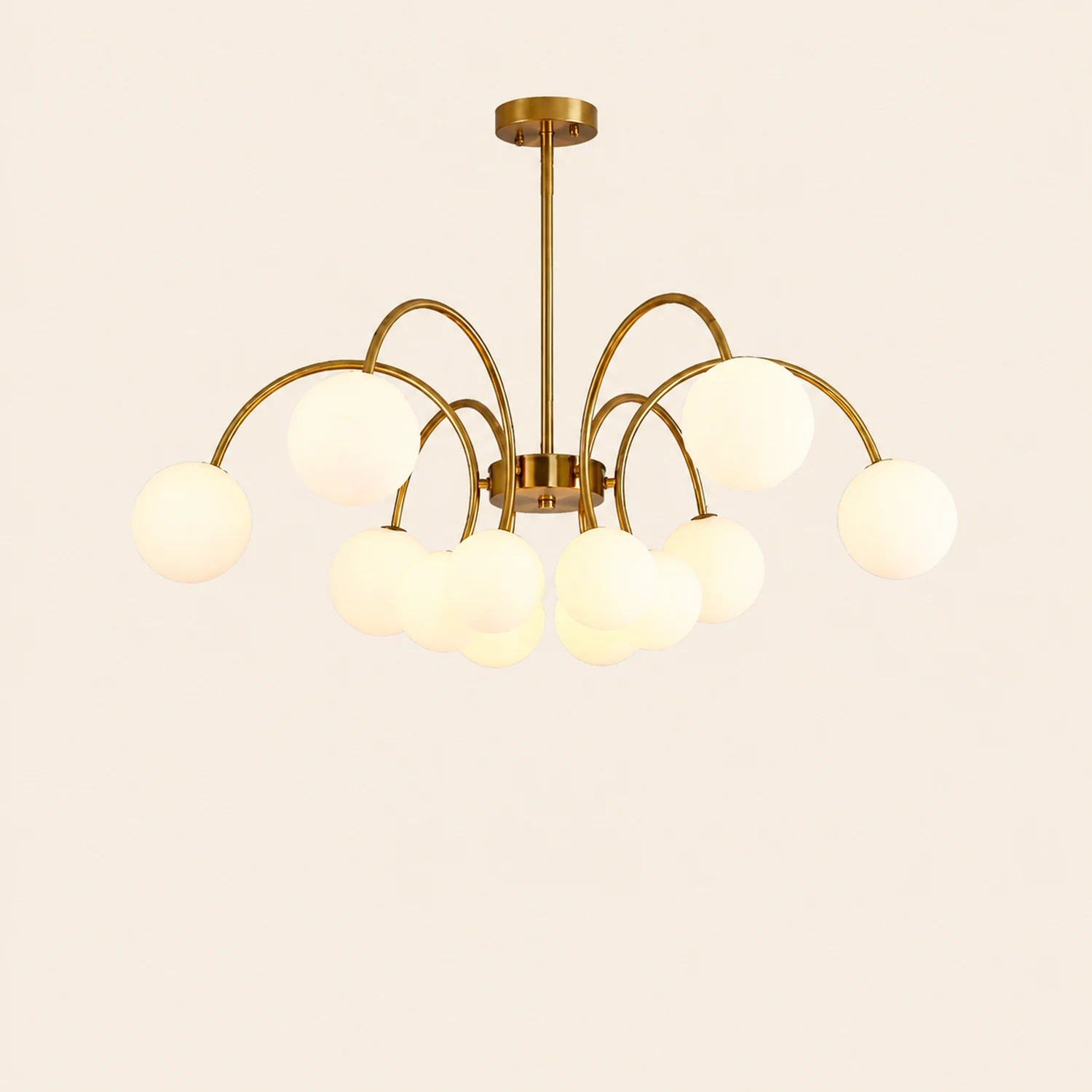 Modern Gold Sputnik Shape Chandelier - Lumpaz