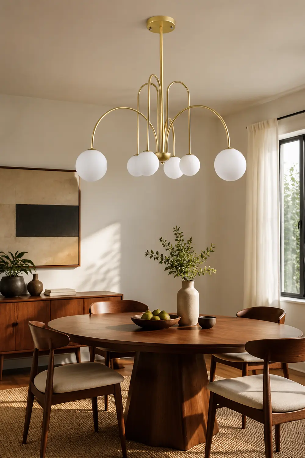 Art Deco Glass Ball Chandelier - Lumpaz