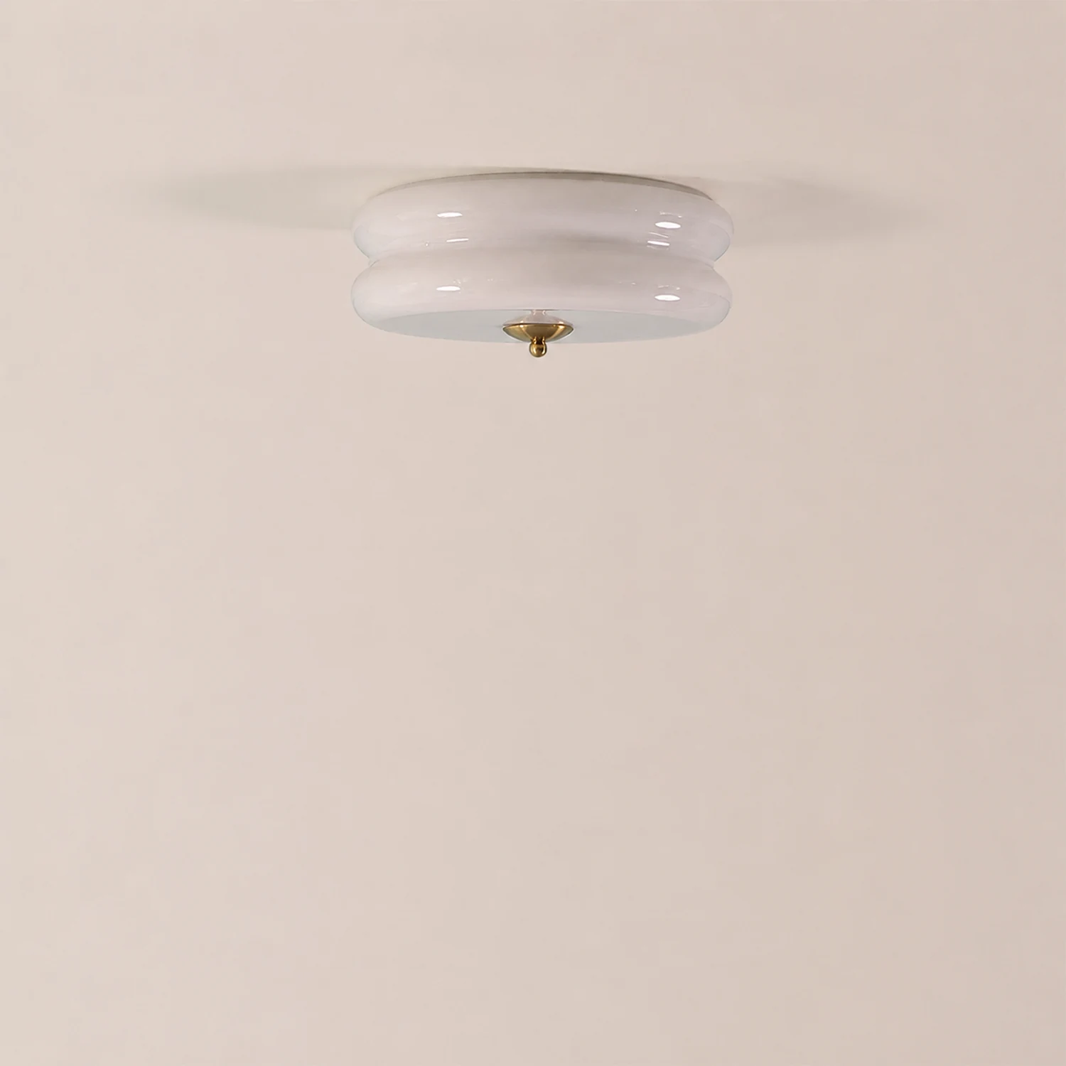 Art Deco Cream Cake Ceiling Light - Lumpaz