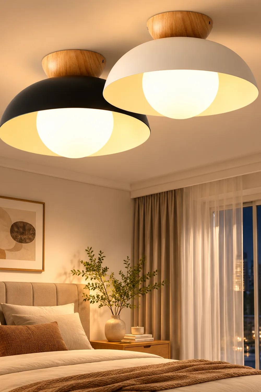 Minimalist Eco-friendly Metal Ceiling Light - Lumpaz
