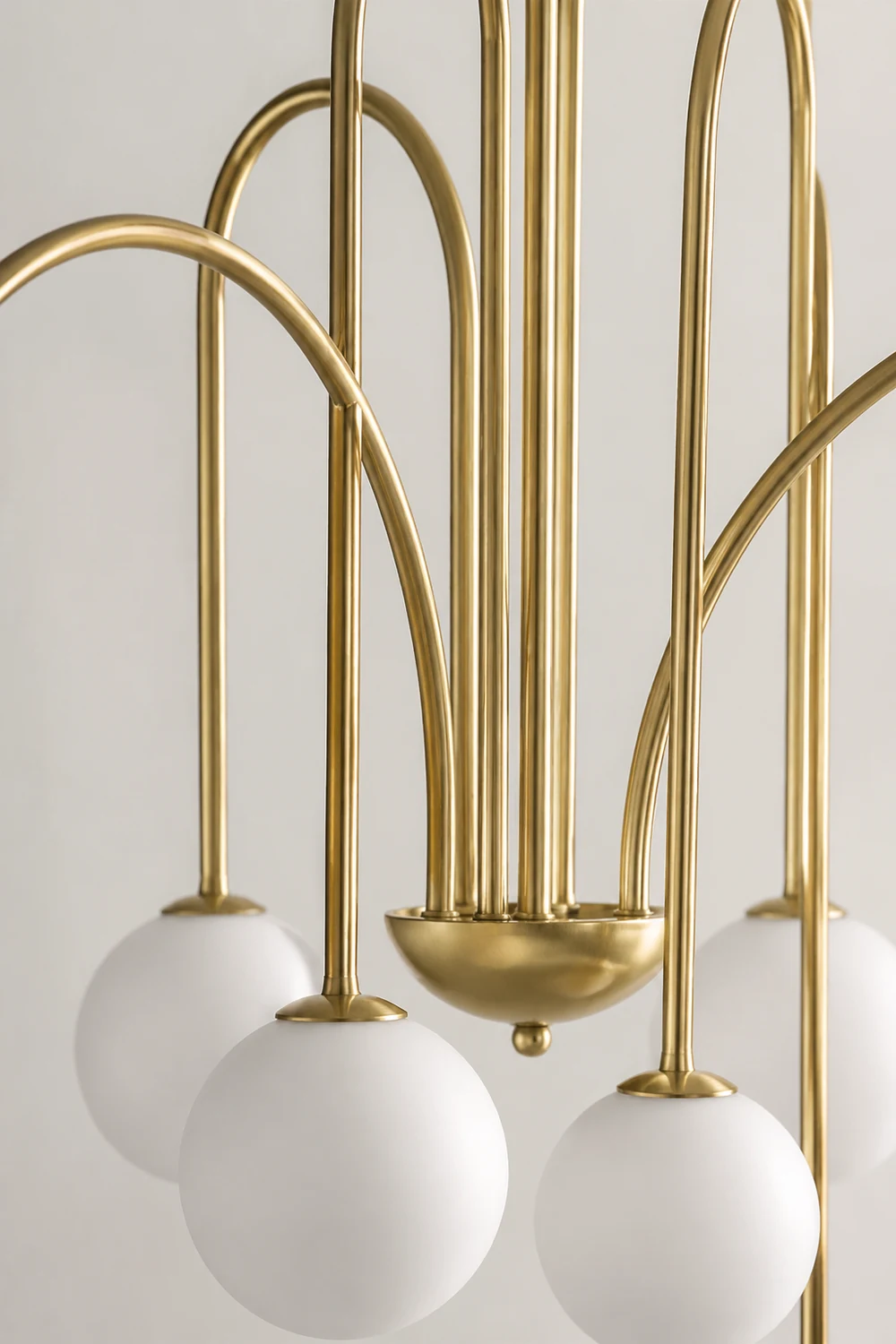 Art Deco Glass Ball Chandelier - Lumpaz