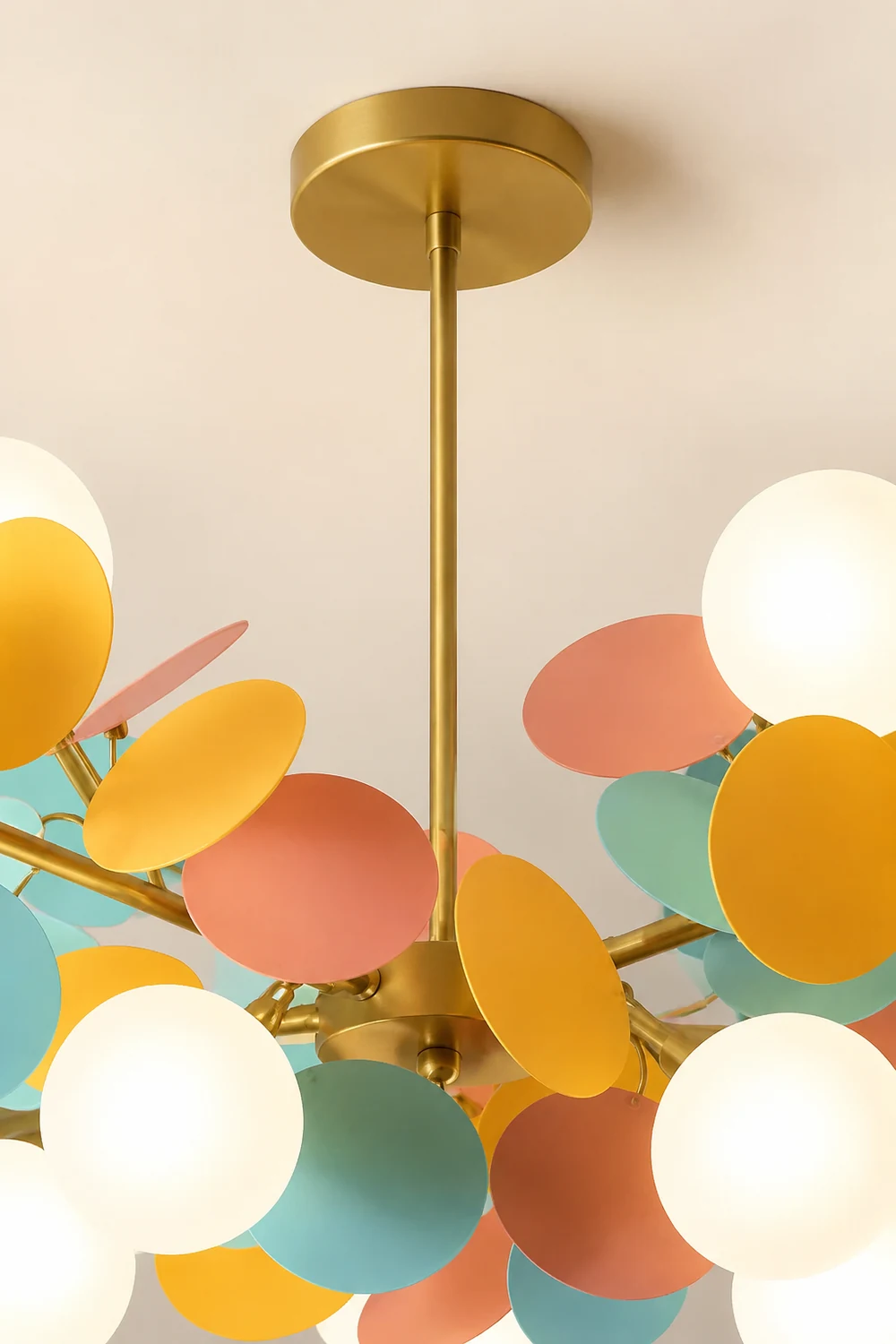 Nordic Multicolored Flower Branch Living Room Chandelier - Lumpaz