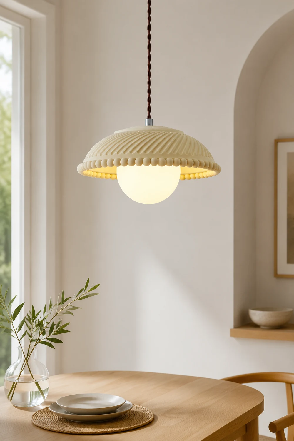 Simple Resin Island Hanging Pendant Light - Lumpaz