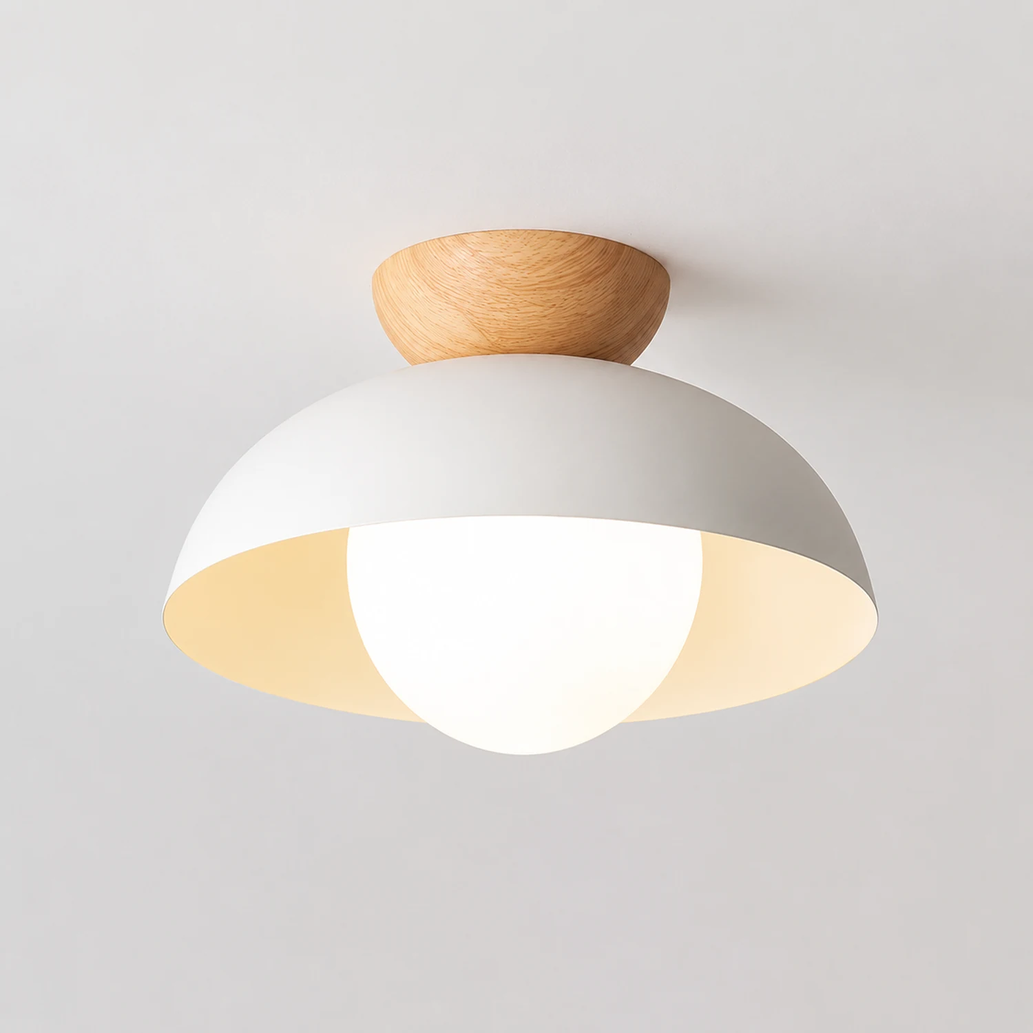 Minimalist Eco-friendly Metal Ceiling Light - Lumpaz