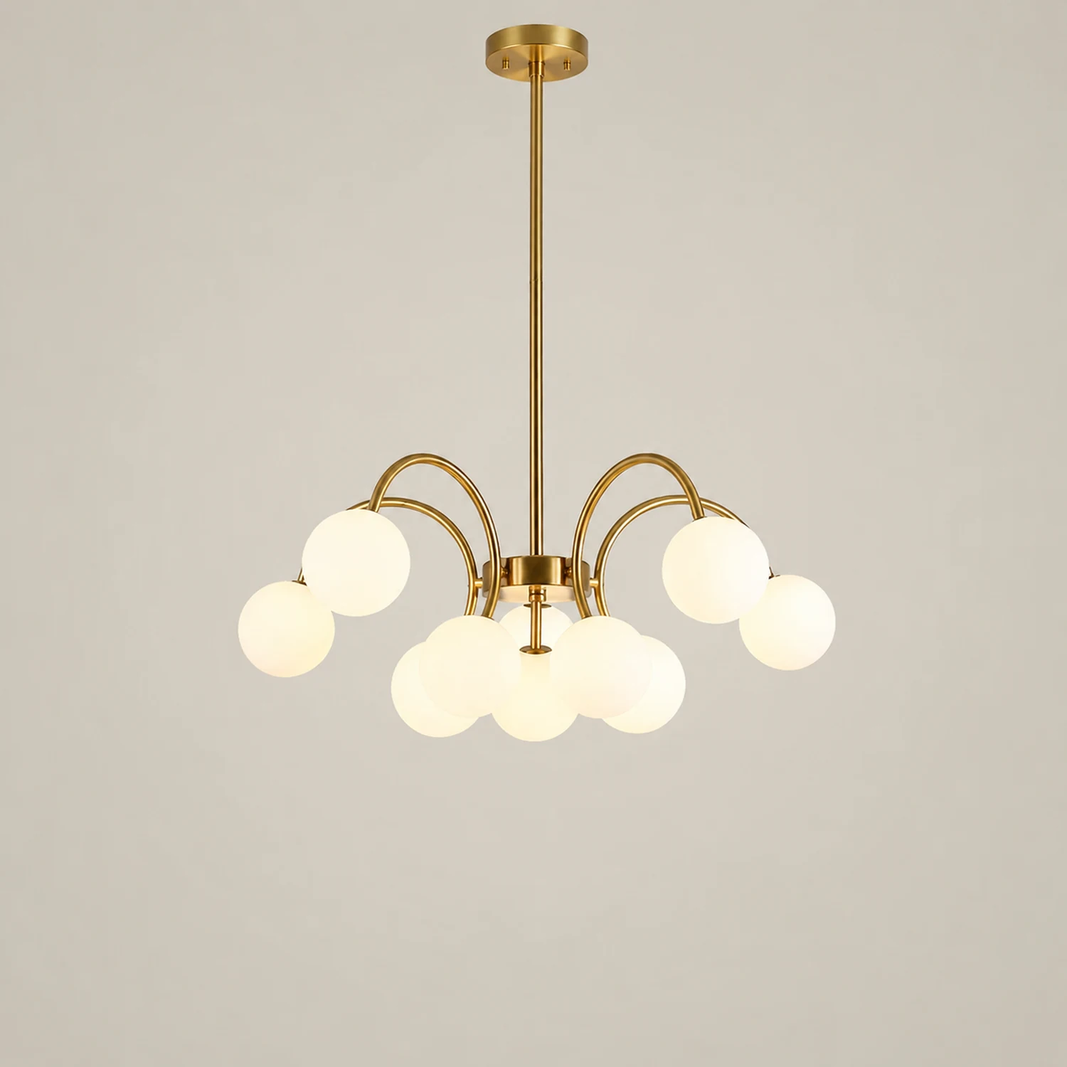 Modern Gold Sputnik Shape Chandelier - Lumpaz