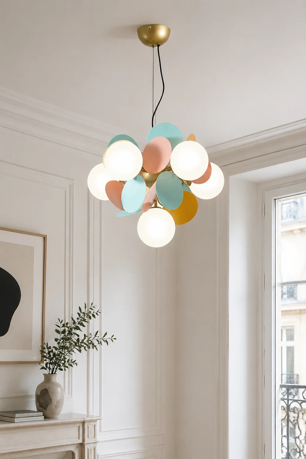 Modern Multicolored Flower-Branch Shaped Ceiling Chandelier Light - Lumpaz
