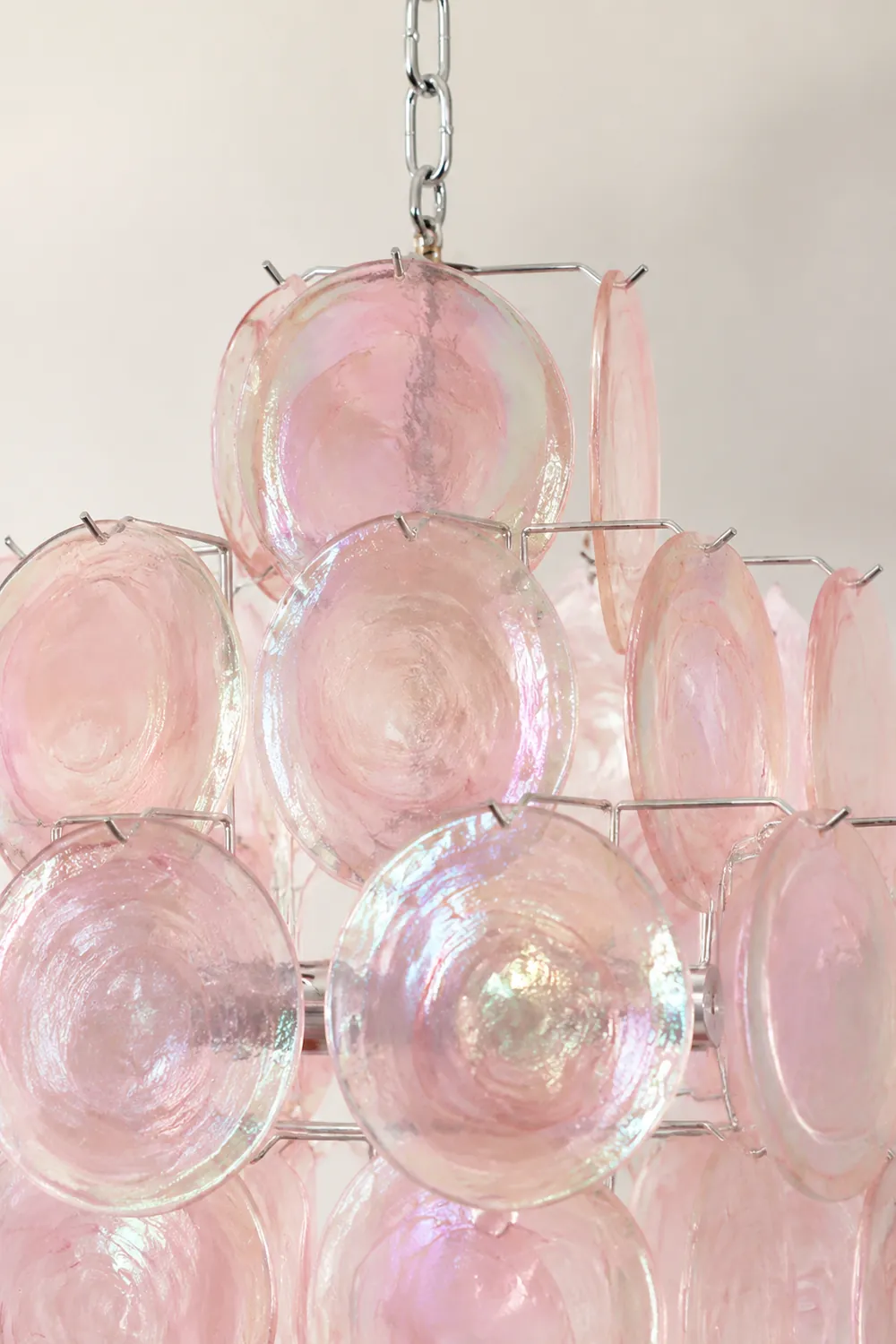 Pink Murano Glass Chandelier for Living Room - Lumpaz