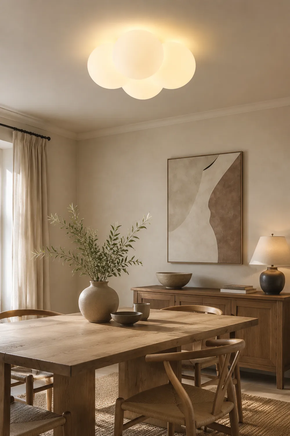 Modern White Cloud Bubbles Ceiling Light - Lumpaz