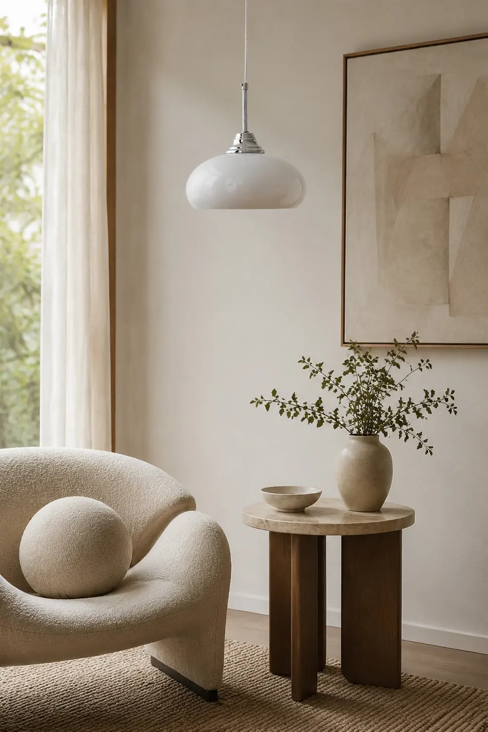 Nordic Bauhaus Small Glass Pendant Light - Lumpaz