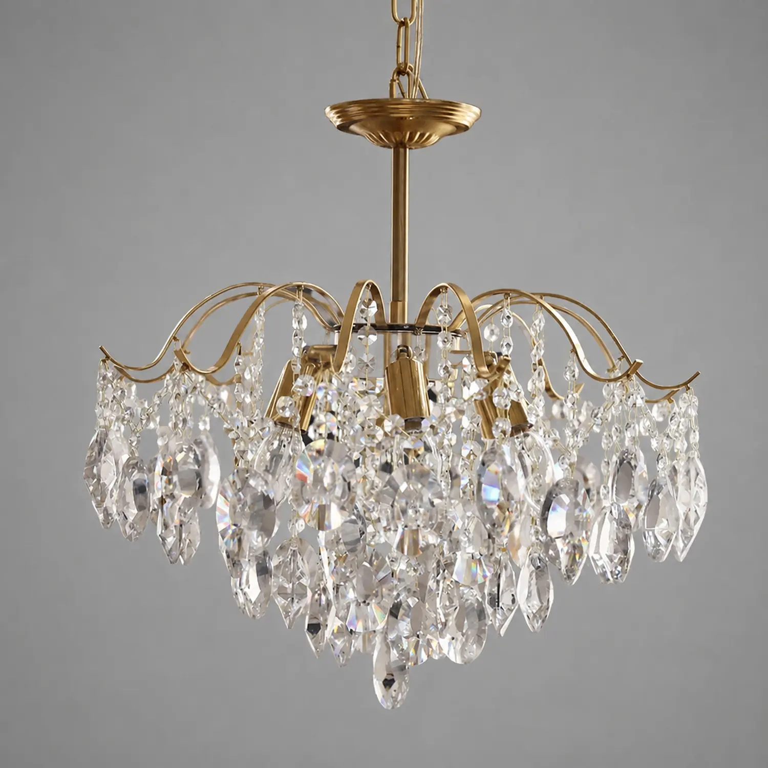 French Light luxury Romantic Crystal Chandelier - Lumpaz