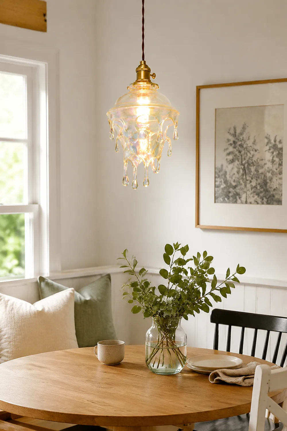 Designer Water Drop Melting Decor Pendant Light - Lumpaz