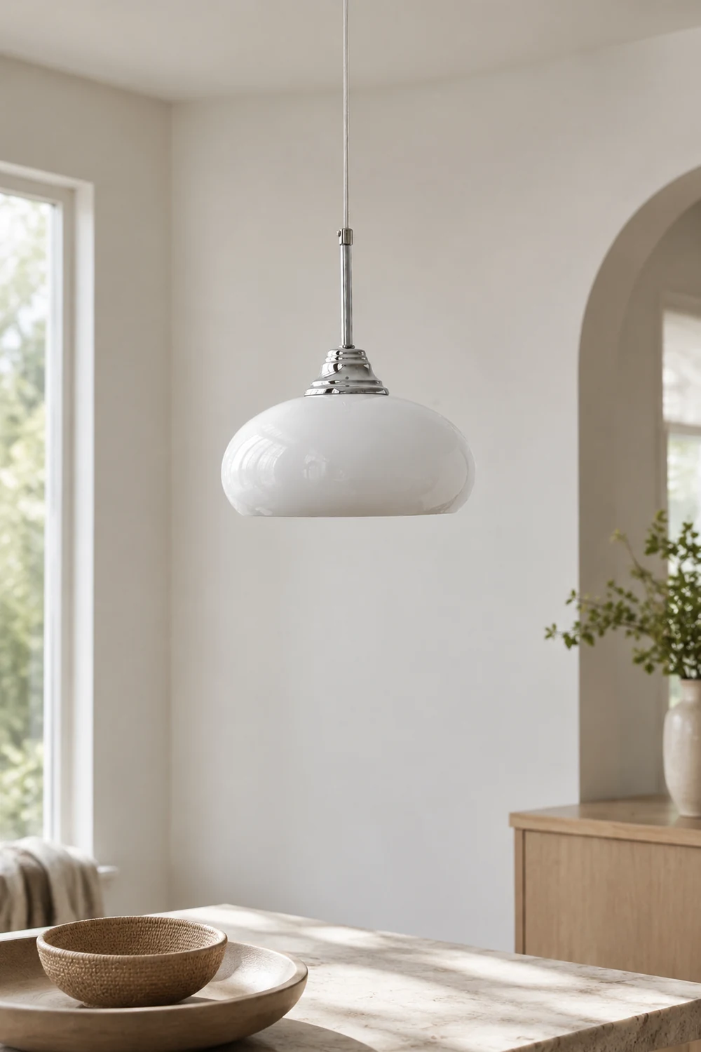 Nordic Bauhaus Small Glass Pendant Light - Lumpaz
