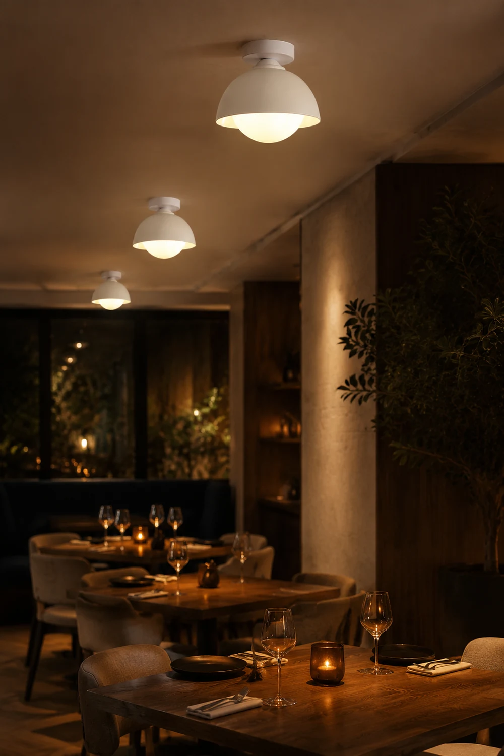 Modern Flowerpot Iron Ceiling Light - Lumpaz