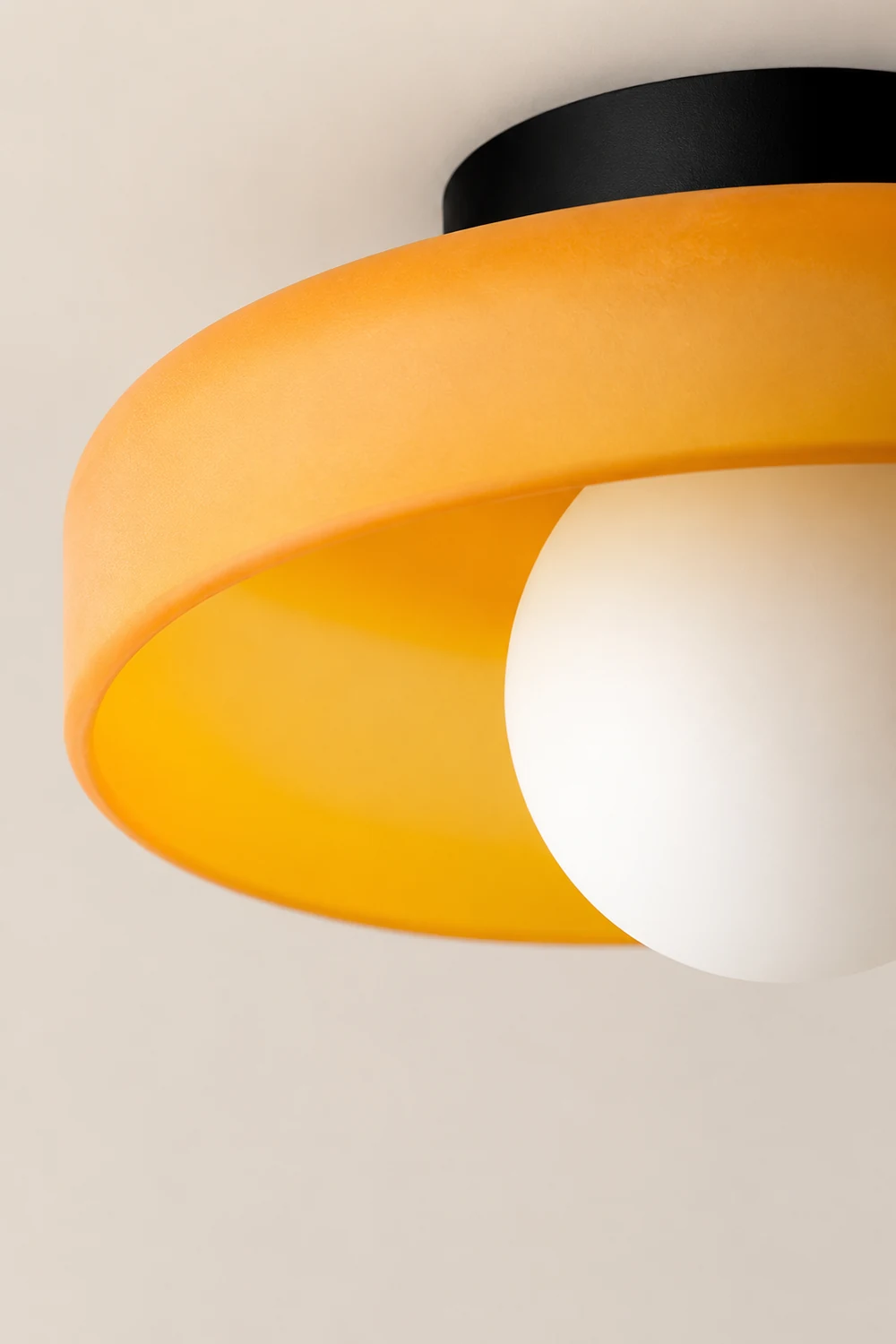 Modern Round Flush Mount Kitchen Ceiling Light - Lumpaz