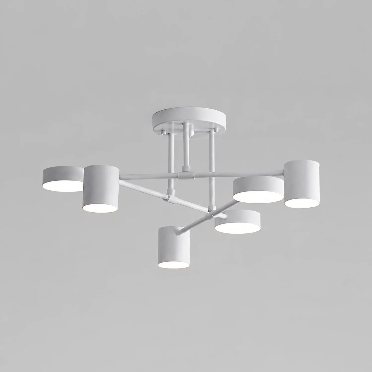 Metal Painted Finishes LED Ceiling Light Circle Design Flush Mount Lights - Lumpaz
