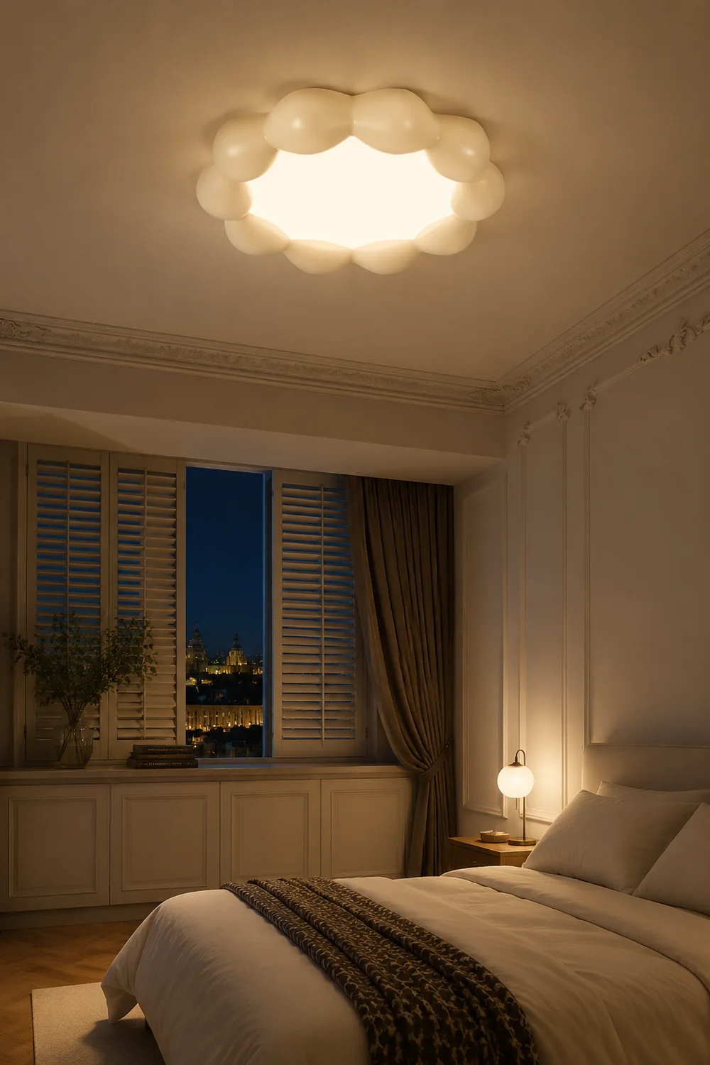 Minimalist Modern Resin Ceiling Light - Lumpaz