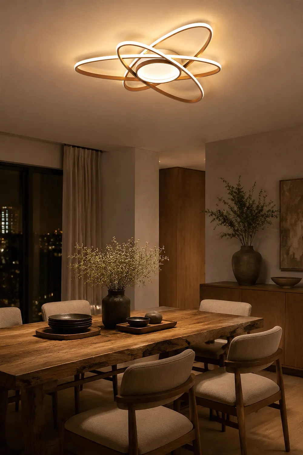 Modern Geometrical Led Ceiling Light - Lumpaz