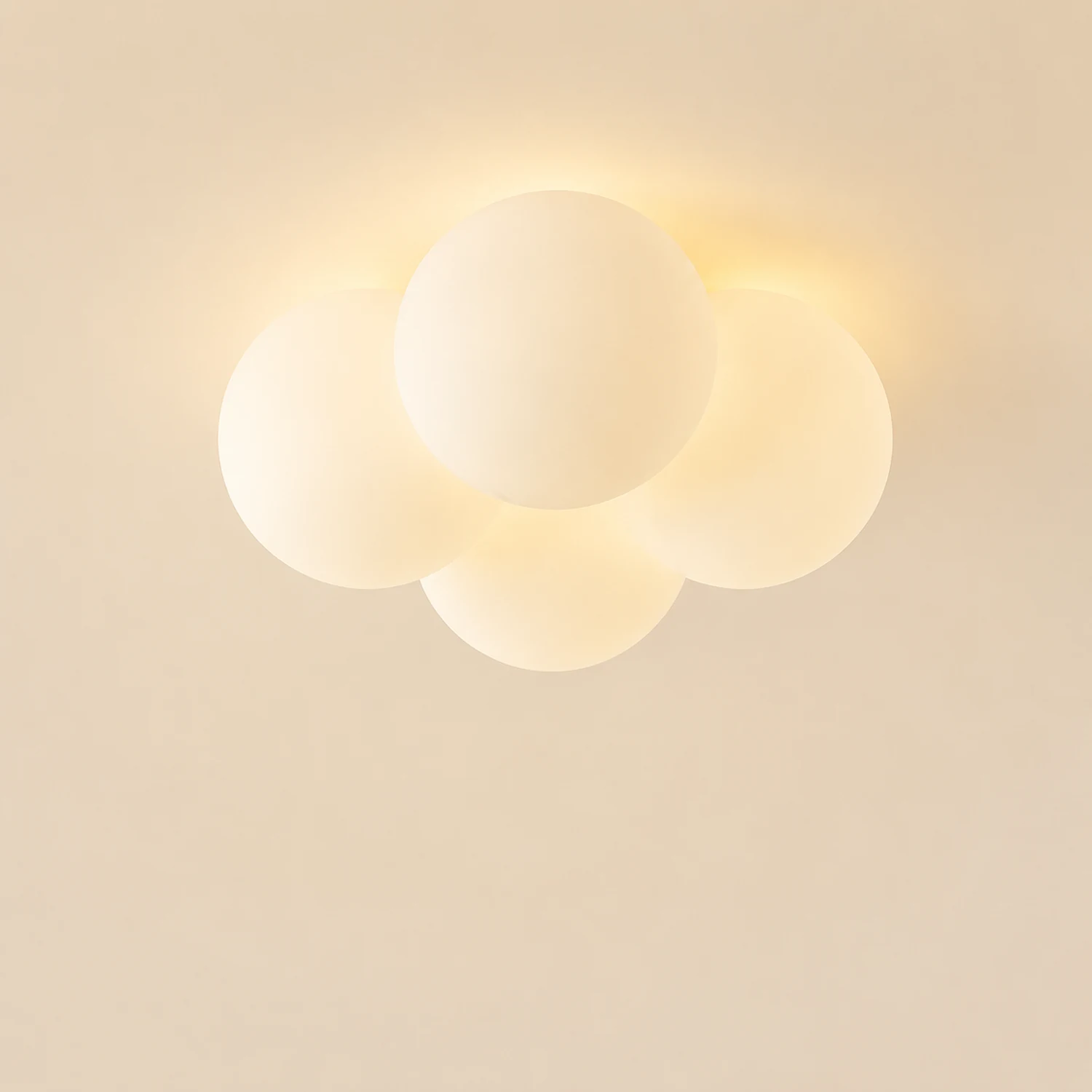 Modern White Cloud Bubbles Ceiling Light - Lumpaz