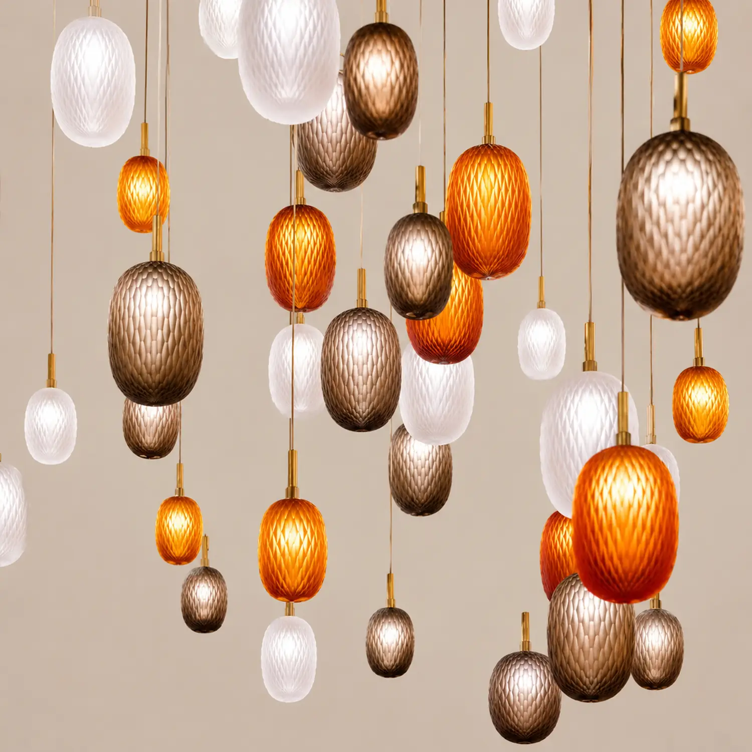 Design Stained Glass Ball Pendant Light - Lumpaz