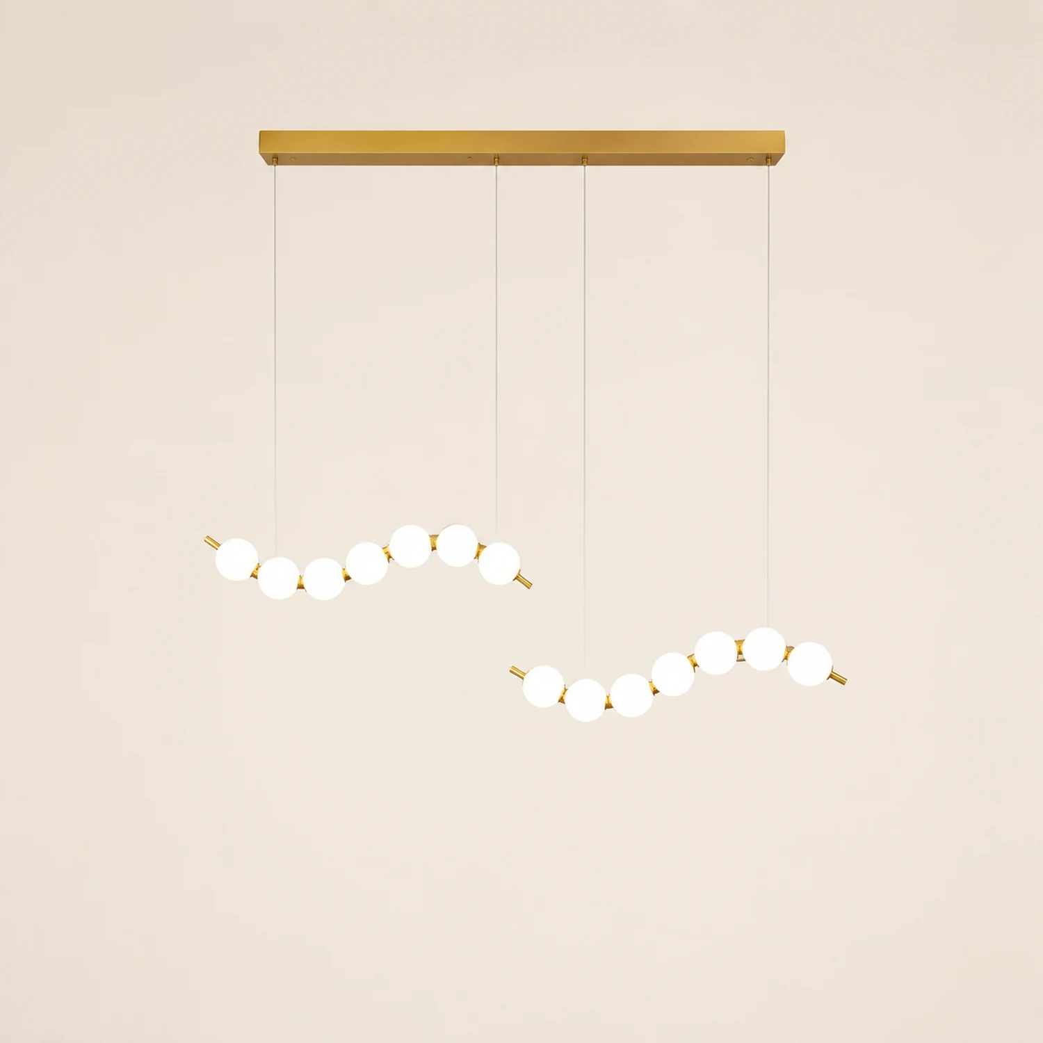 Creative Necklace String White Ball LED Pendant Lights - Lumpaz