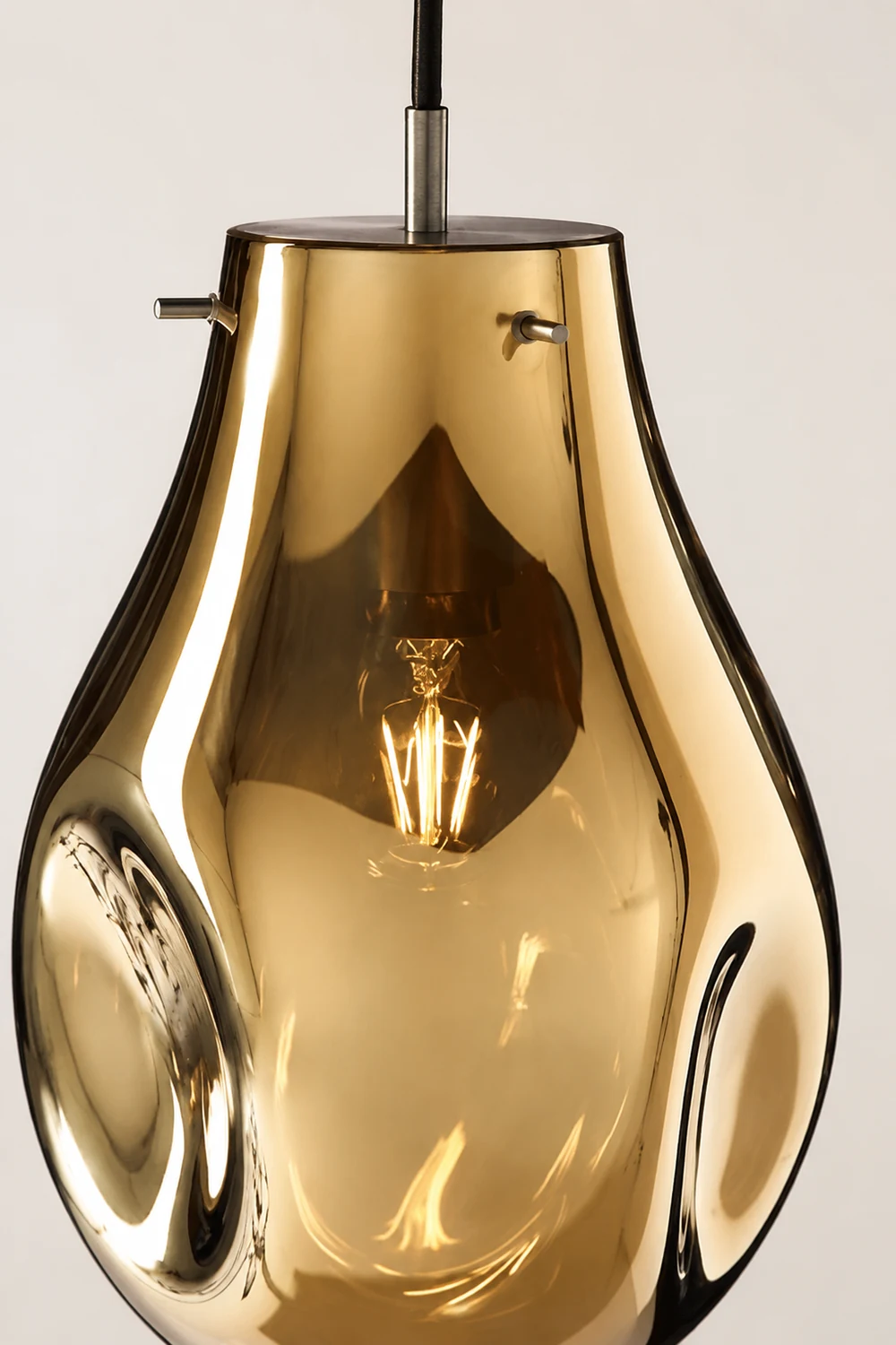 Handcrafted Irregular Shape Glass Pendant Lighting - Lumpaz