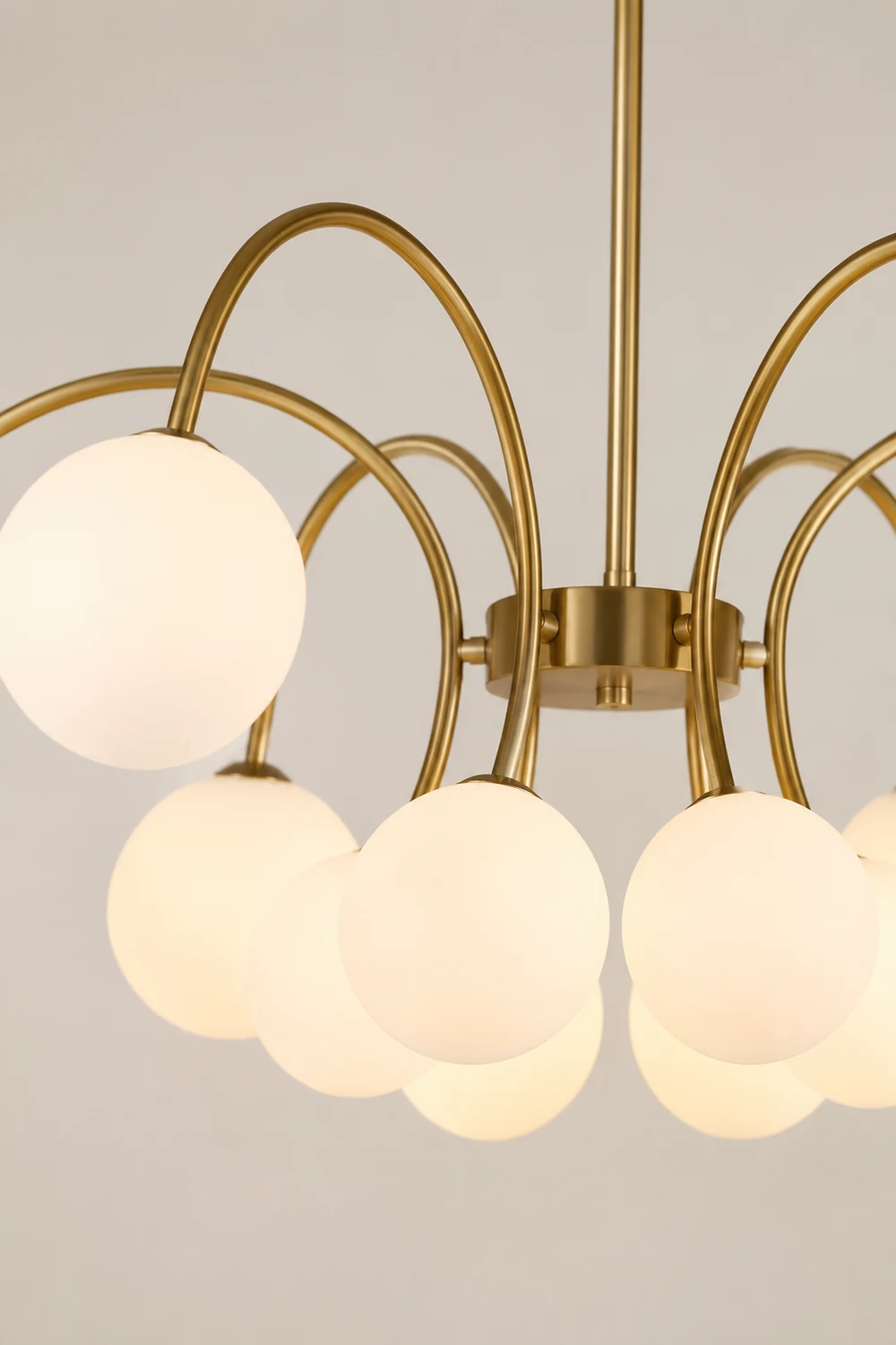 Modern Gold Sputnik Shape Chandelier - Lumpaz