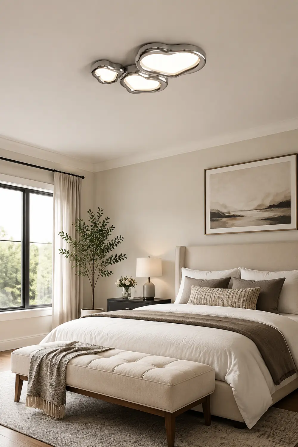 Modern Acrylic Led Ceiling Lamp - Lumpaz
