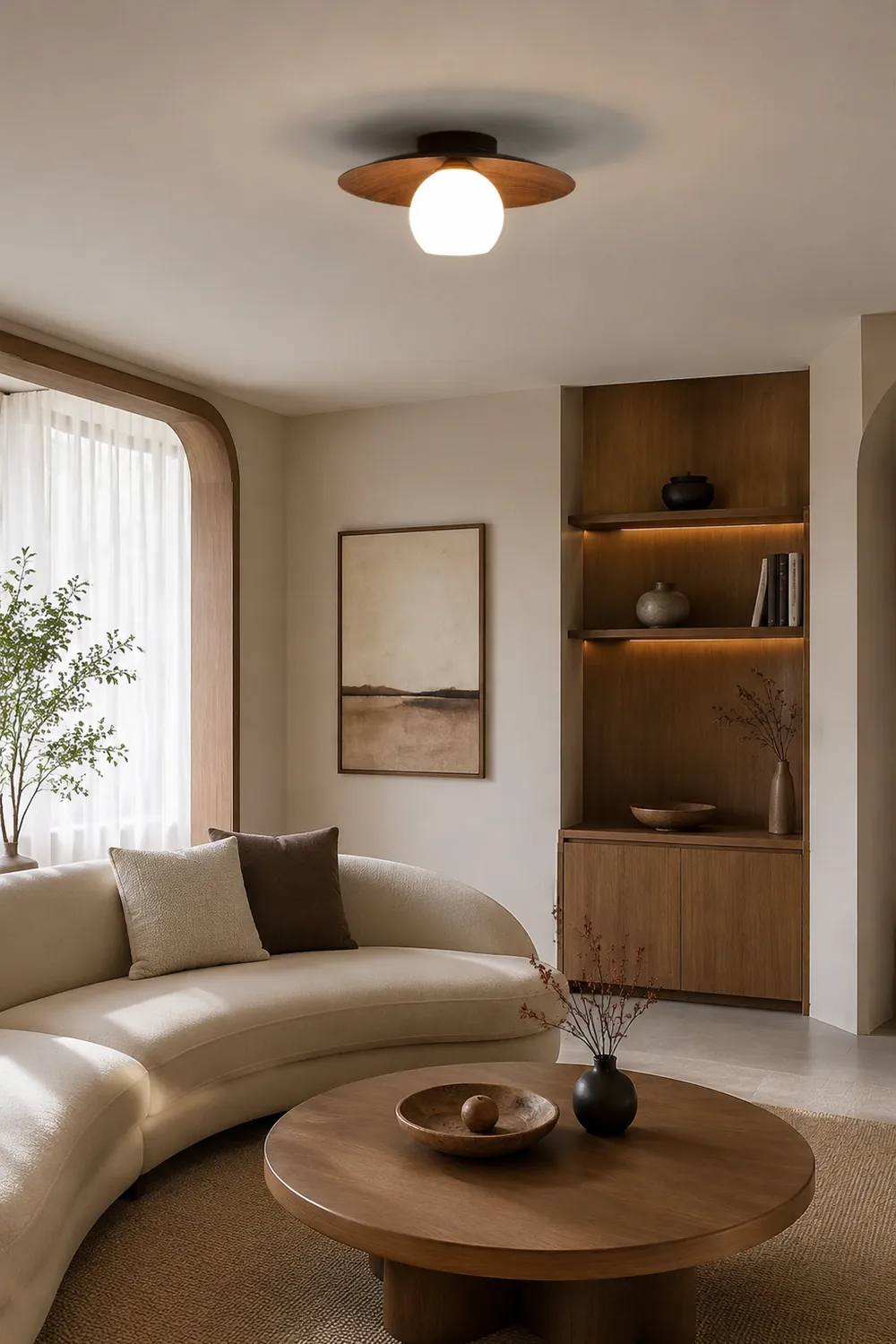 Modern Chinese Style Bedroom Ceiling Lamps - Lumpaz