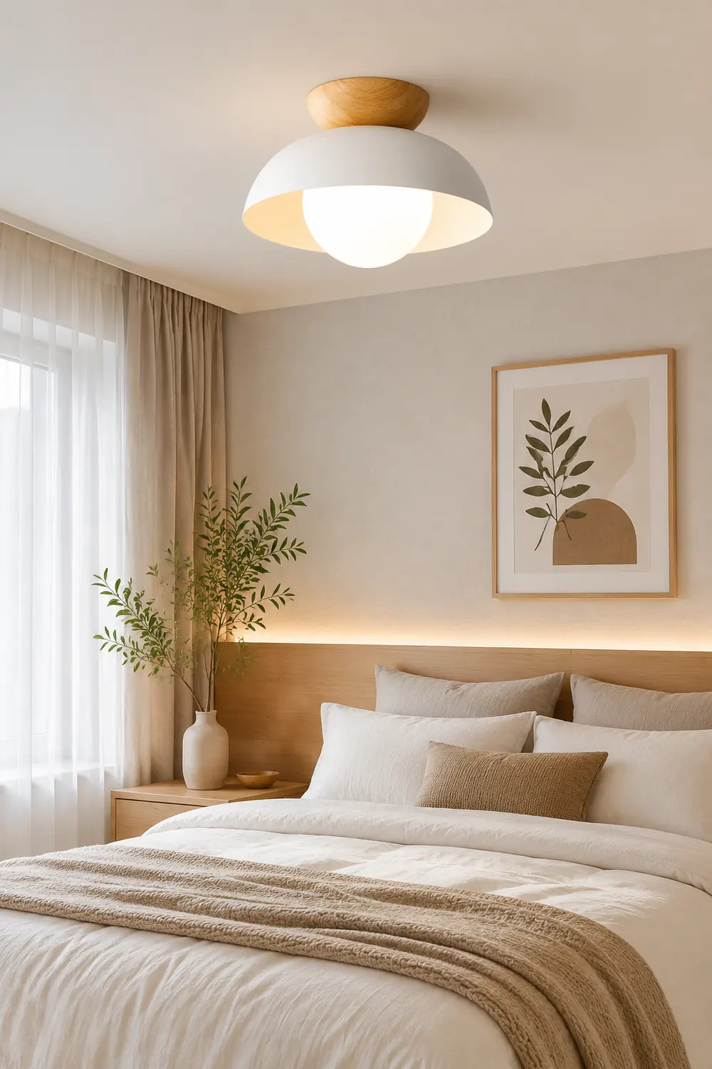 Minimalist Eco-friendly Metal Ceiling Light - Lumpaz