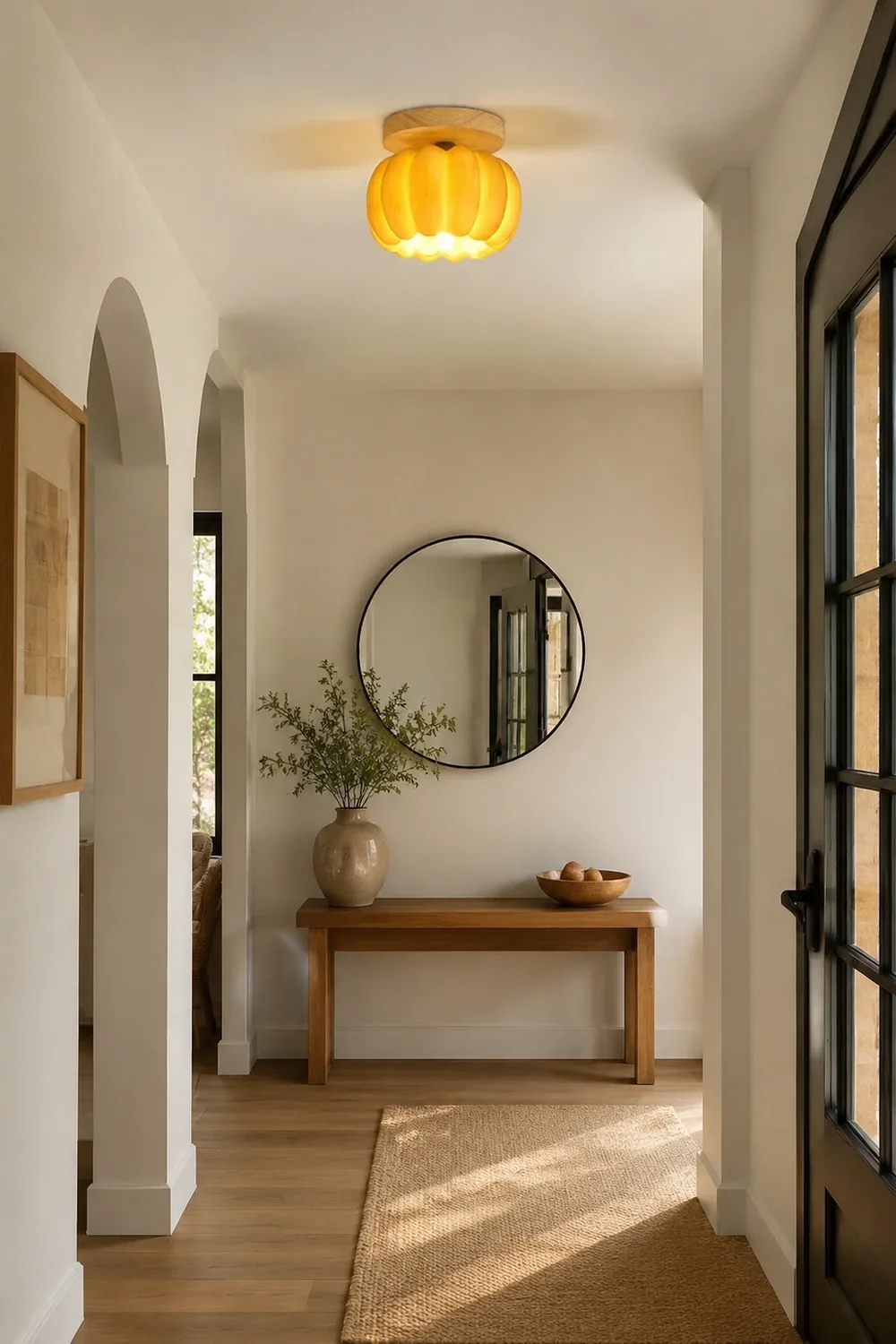 Yellow Pumpkin Ceiling Light - Lumpaz