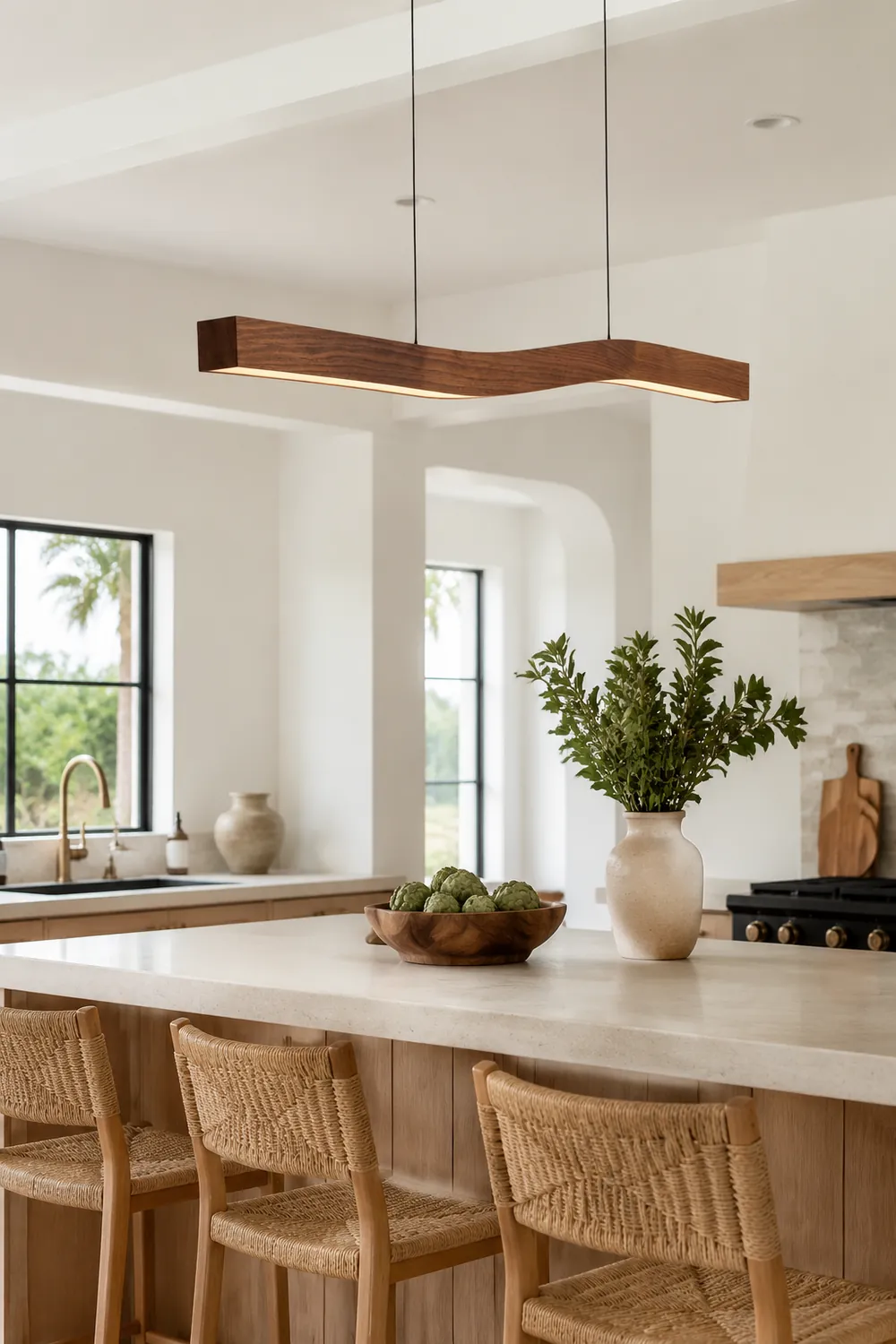 Modern LED Linear Pendant Light - Lumpaz