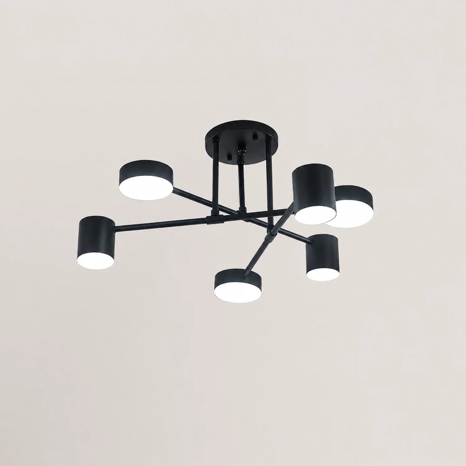 Metal Painted Finishes LED Ceiling Light Circle Design Flush Mount Lights - Lumpaz
