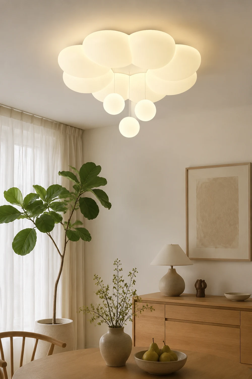 French Warm Ceiling Light For Kids Room - Lumpaz
