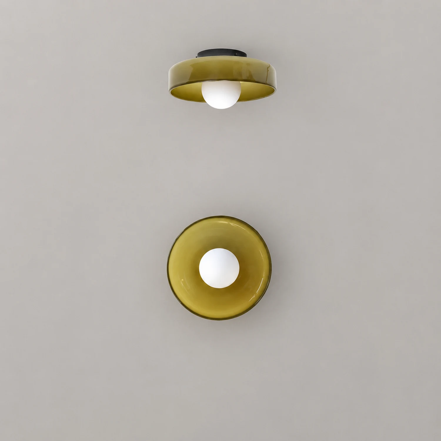 Modern Round Flush Mount Kitchen Ceiling Light - Lumpaz