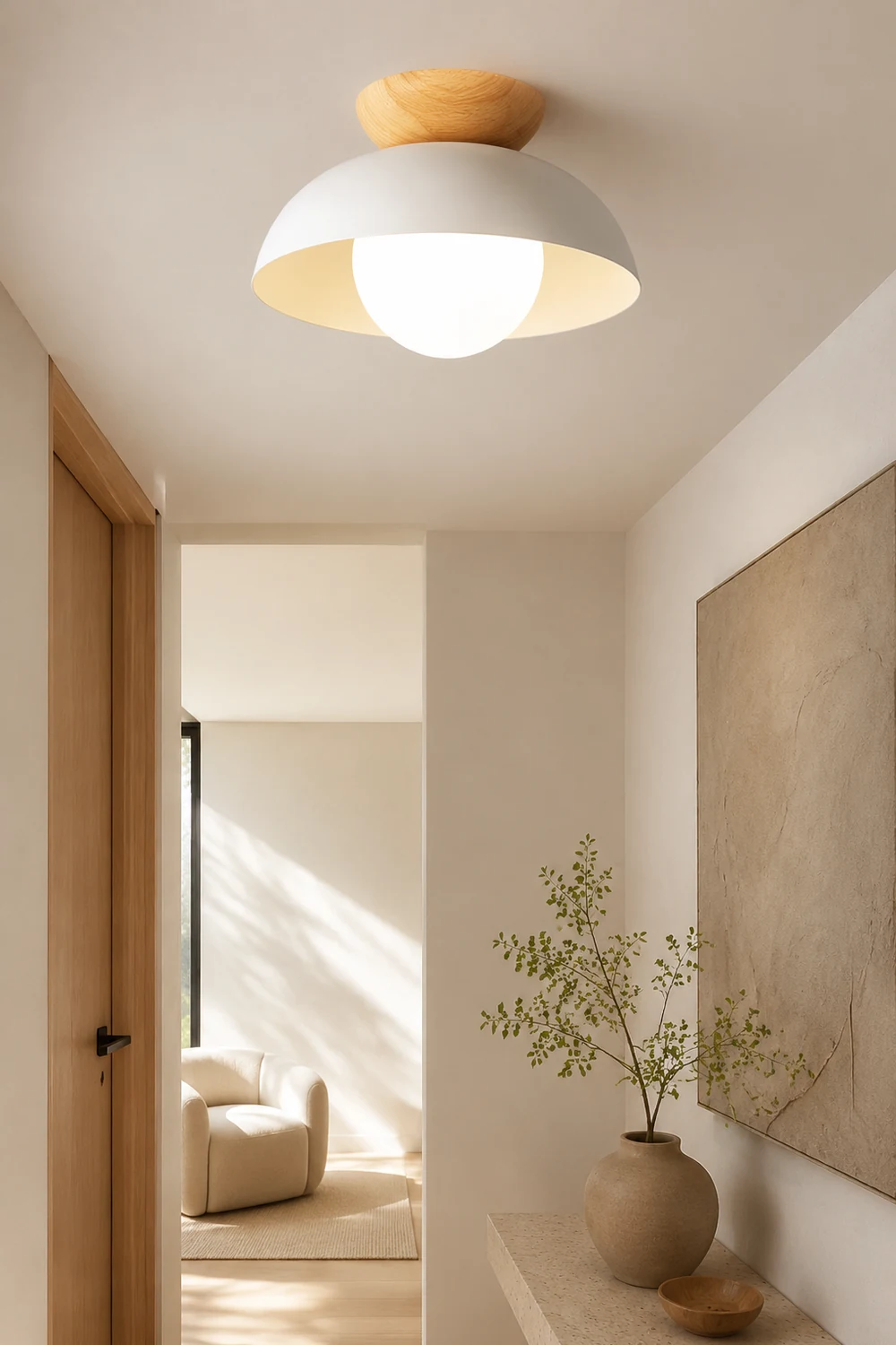 Modern Minimalist Eco-friendly Ceiling Light - Lumpaz