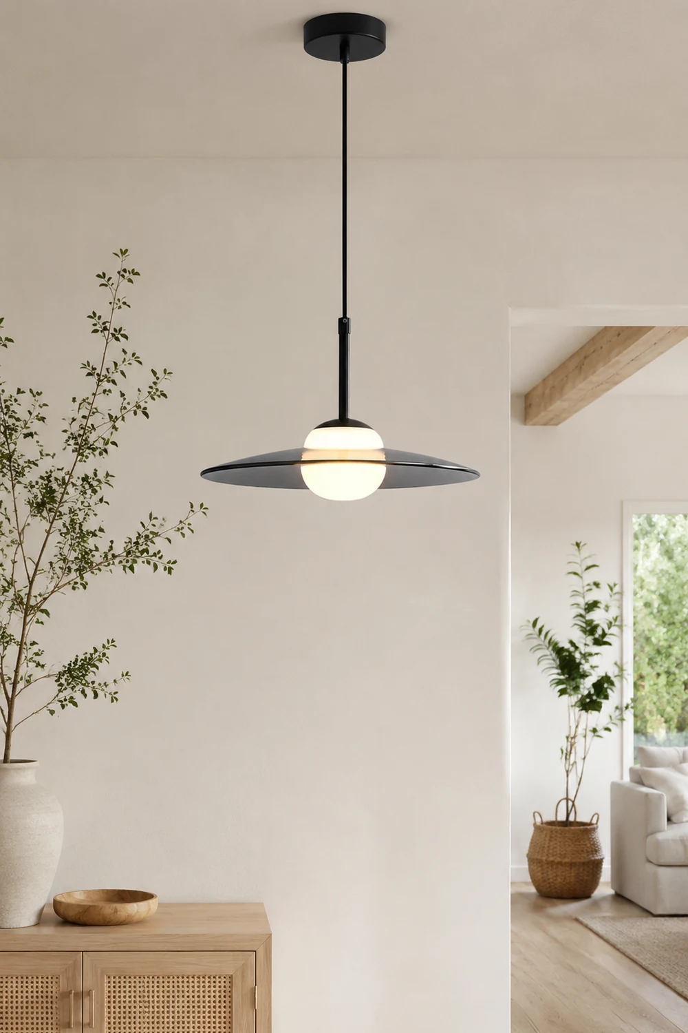 Modern Pendant Light Glass Finish Pendant Light - Lumpaz
