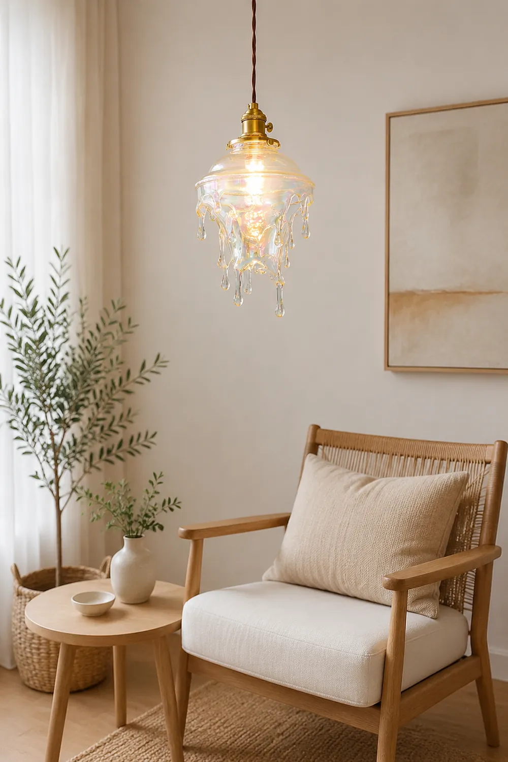 Designer Water Drop Melting Decor Pendant Light - Lumpaz