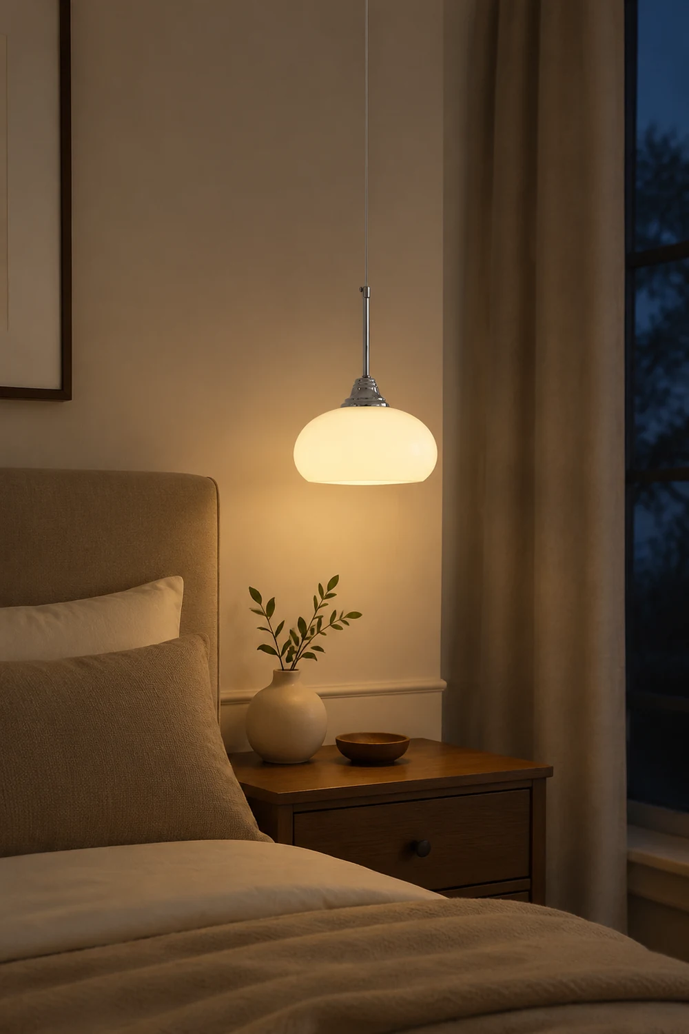 Nordic Bauhaus Small Glass Pendant Light - Lumpaz