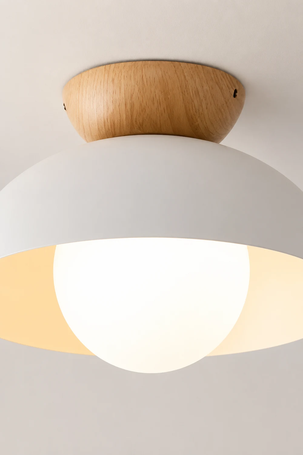 Minimalist Eco-friendly Metal Ceiling Light - Lumpaz