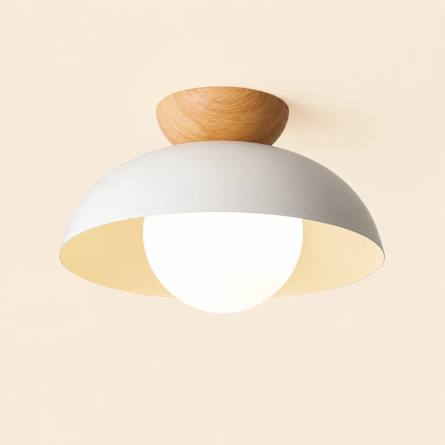 Minimalist Eco-friendly Metal Ceiling Light - Lumpaz
