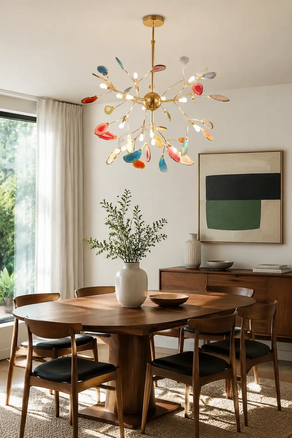 Nordic Creative Light Luxury Agate Stone Chandelier - Lumpaz